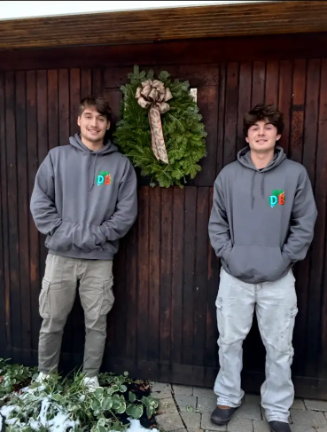 Jack and Owen developing their business idea